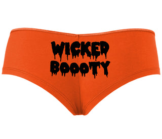 Wicked Boooty - Orange Boyshort