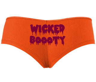 Wicked Boooty - Orange Boyshort