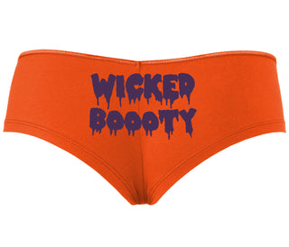 Wicked Boooty - Orange Boyshort