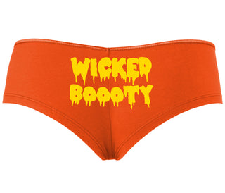 Wicked Boooty - Orange Boyshort