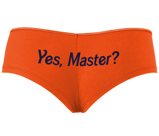 Yes Master ? - Orange Boyshort