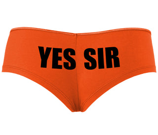 Yes Sir - Orange Boyshort