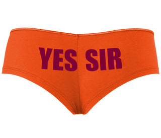 Yes Sir - Orange Boyshort