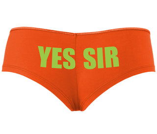 Yes Sir - Orange Boyshort