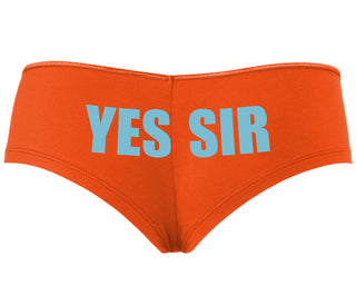 Yes Sir - Orange Boyshort