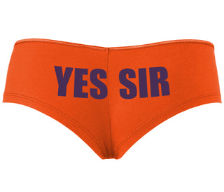 Yes Sir - Orange Boyshort