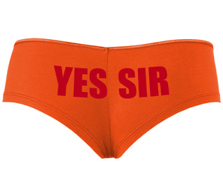 Yes Sir - Orange Boyshort