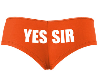 Yes Sir - Orange Boyshort