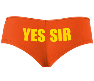 Yes Sir - Orange Boyshort