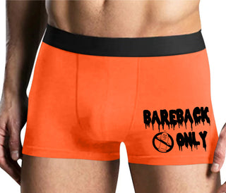 Bareback Only - Mens Orange Boxer Brief
