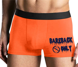 Bareback Only - Mens Orange Boxer Brief