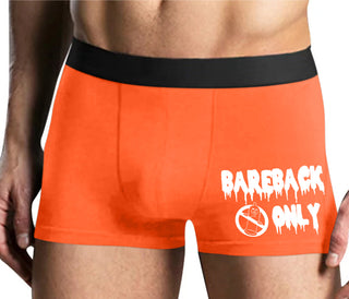 Bareback Only - Mens Orange Boxer Brief