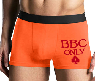 BBC Only - Jack Of Spades - Mens Orange Boxer Brief