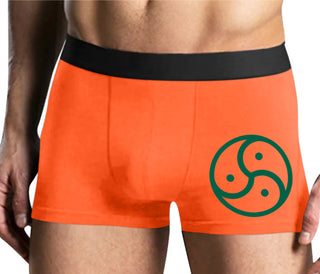 BDSM Symbol - Mens Orange Boxer Brief