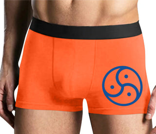 BDSM Symbol - Mens Orange Boxer Brief