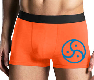 BDSM Symbol - Mens Orange Boxer Brief