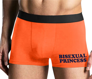 Bisexual Princess - Mens Orange Boxer Brief