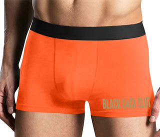Black Cock Slut - Jack of Spades - Mens Orange Boxer Brief