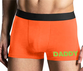 Daddy - Mens Orange Boxer Brief