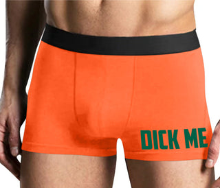 Dick Me - Mens Orange Boxer Brief