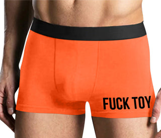 Fuck Toy - Mens Orange Boxer Brief