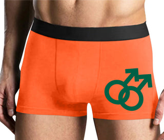 Gay Sign - Mens Orange Boxer Brief