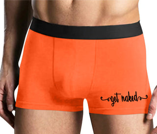 Get Naked - Mens Orange Boxer Brief