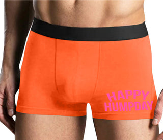 Happy Humpday - Mens Orange Boxer Brief