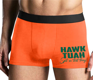 Hawk Tuah Spit On That Thing - Mens Orange Boxer Brief