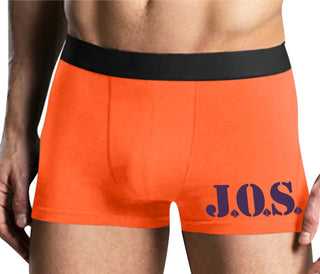 Jack Of Spades - Mens Orange Boxer Brief