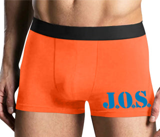 Jack Of Spades - Mens Orange Boxer Brief