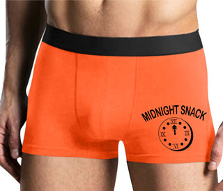 Midnight Snack - Mens Orange Boxer Brief