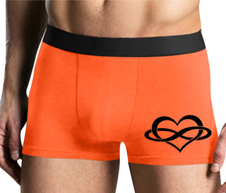 Polyamory Logo - Mens Orange Boxer Brief