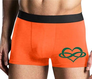Polyamory Logo - Mens Orange Boxer Brief