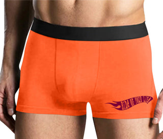 Ride Of Your Life - Mens Orange Boxer Brief