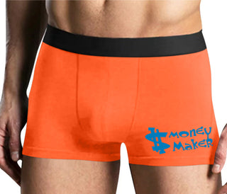 Money Maker - Mens Orange Boxer Brief