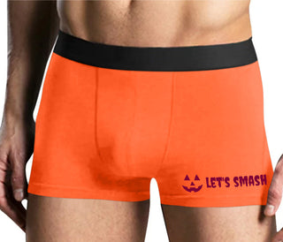 Let's Smash Pumpkins - Mens Orange Boxer Brief