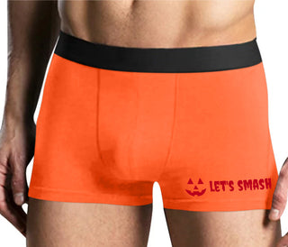 Let's Smash Pumpkins - Mens Orange Boxer Brief