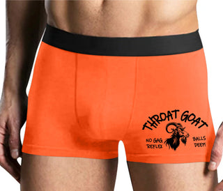 Throat Goat - Mens Orange Boxer Brief