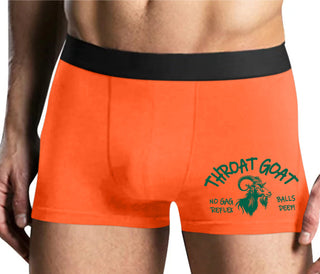 Throat Goat - Mens Orange Boxer Brief