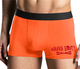 Wanna Bone - Mens Orange Boxer Brief