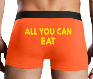 All You Can Eat - Orange Boxer Brief