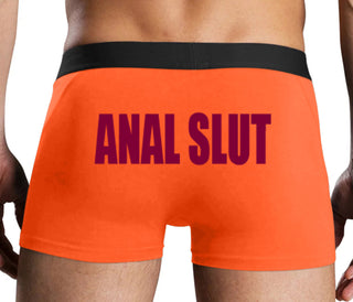 Anal Slut - Orange Boxer Brief