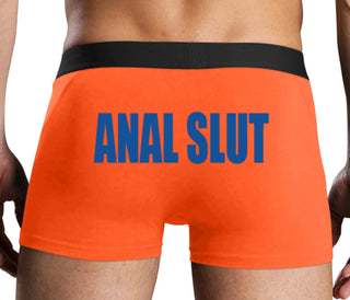 Anal Slut - Orange Boxer Brief
