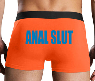 Anal Slut - Orange Boxer Brief
