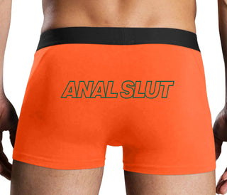 Anal Slut - Orange Boxer Brief