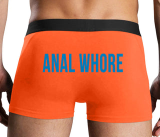 Anal Whore - Orange Boxer Brief