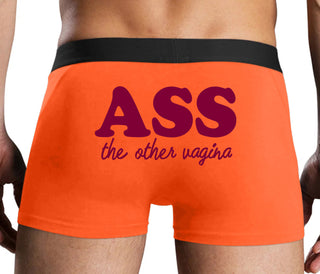 Ass The Other Vagina - Orange Boxer Brief