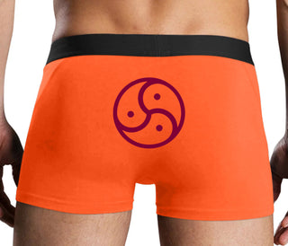 BDSM Symbol - Orange Boxer Brief