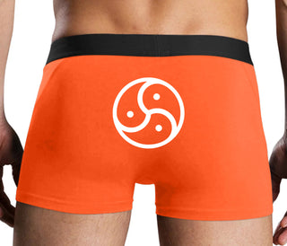 BDSM Symbol - Orange Boxer Brief